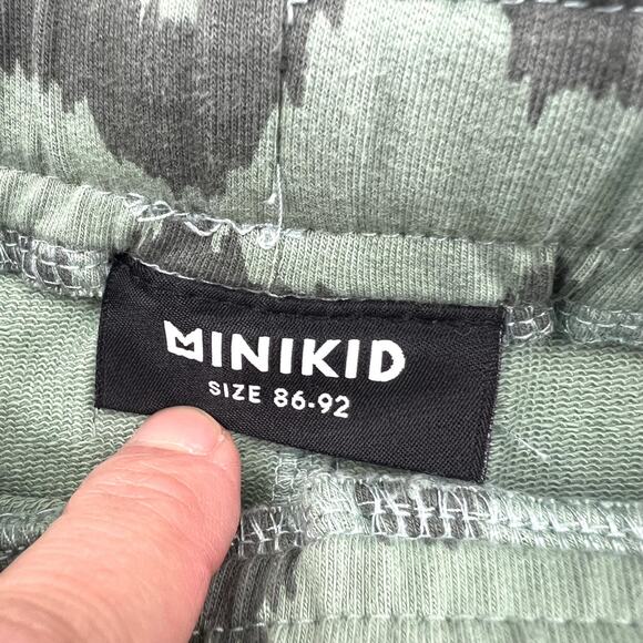 Minikid Green Animal Print Shorts - Picture 3 of 7